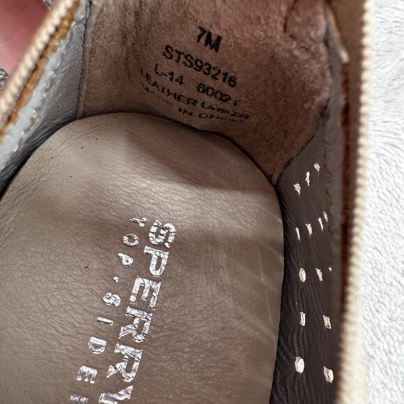 Sperry Top-Sider Shoes Womens Size 7M Ballet Flats Leather Bow Slip On STS93216 - Picture 11 of 12